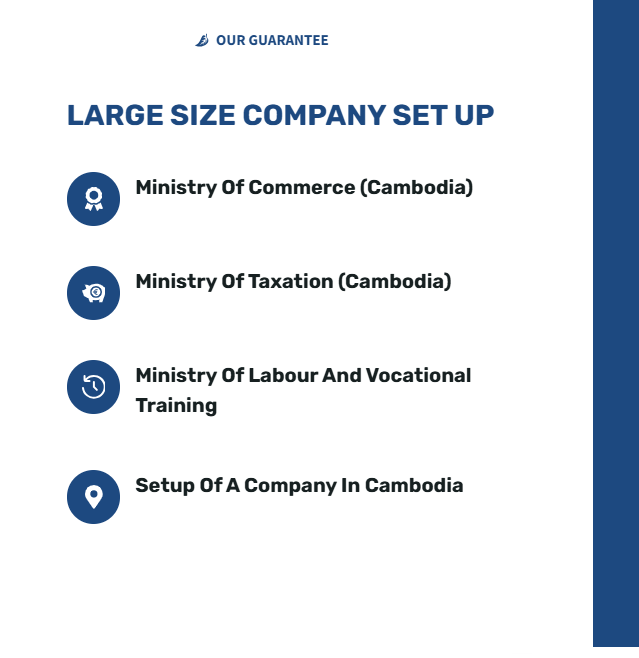 Large Size Company Set up cambodia